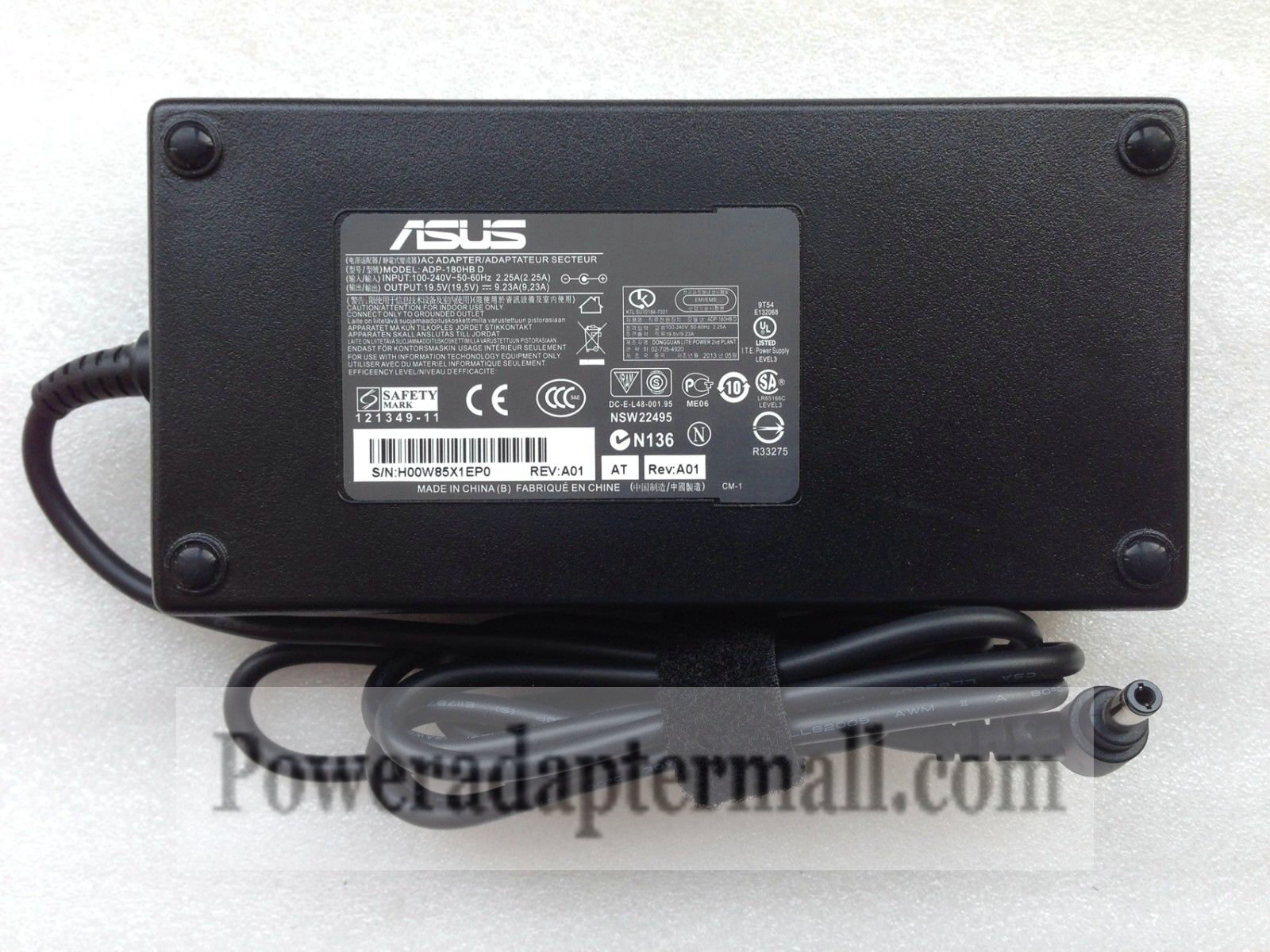 Original 180W ASUS ROG G750JW-DB71 G750JW-DB71-CA AC Adapter